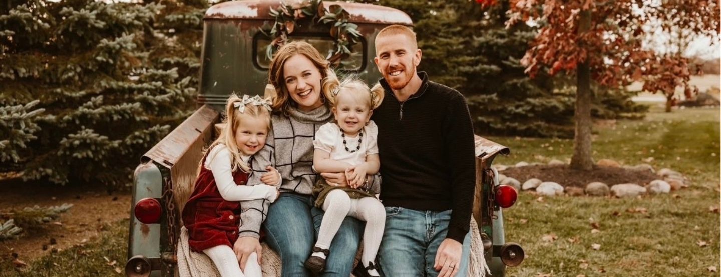 Jake Frisch with family