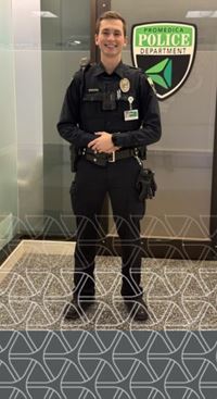 Mason Friesner in ProMedica Police uniform.