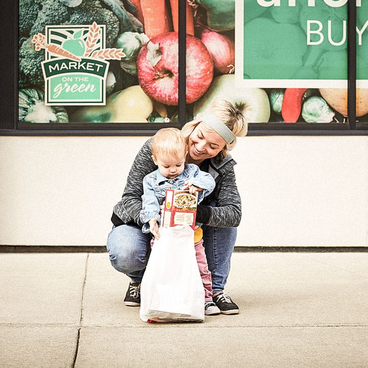 woman and child