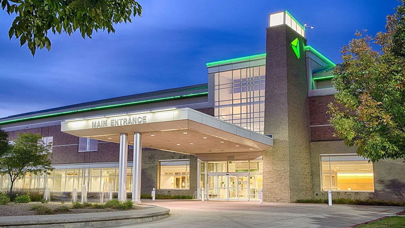 Front of ProMedica healthcare building